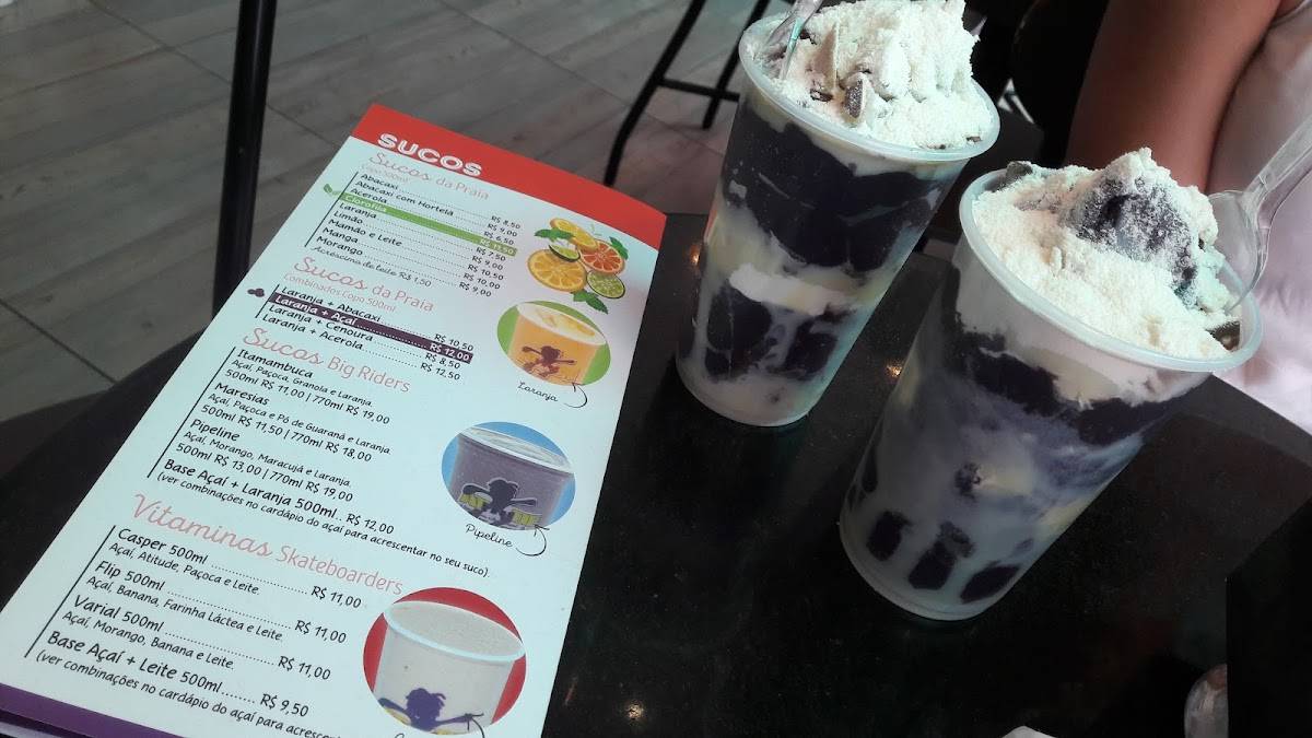 Atitude Açaí cardápio