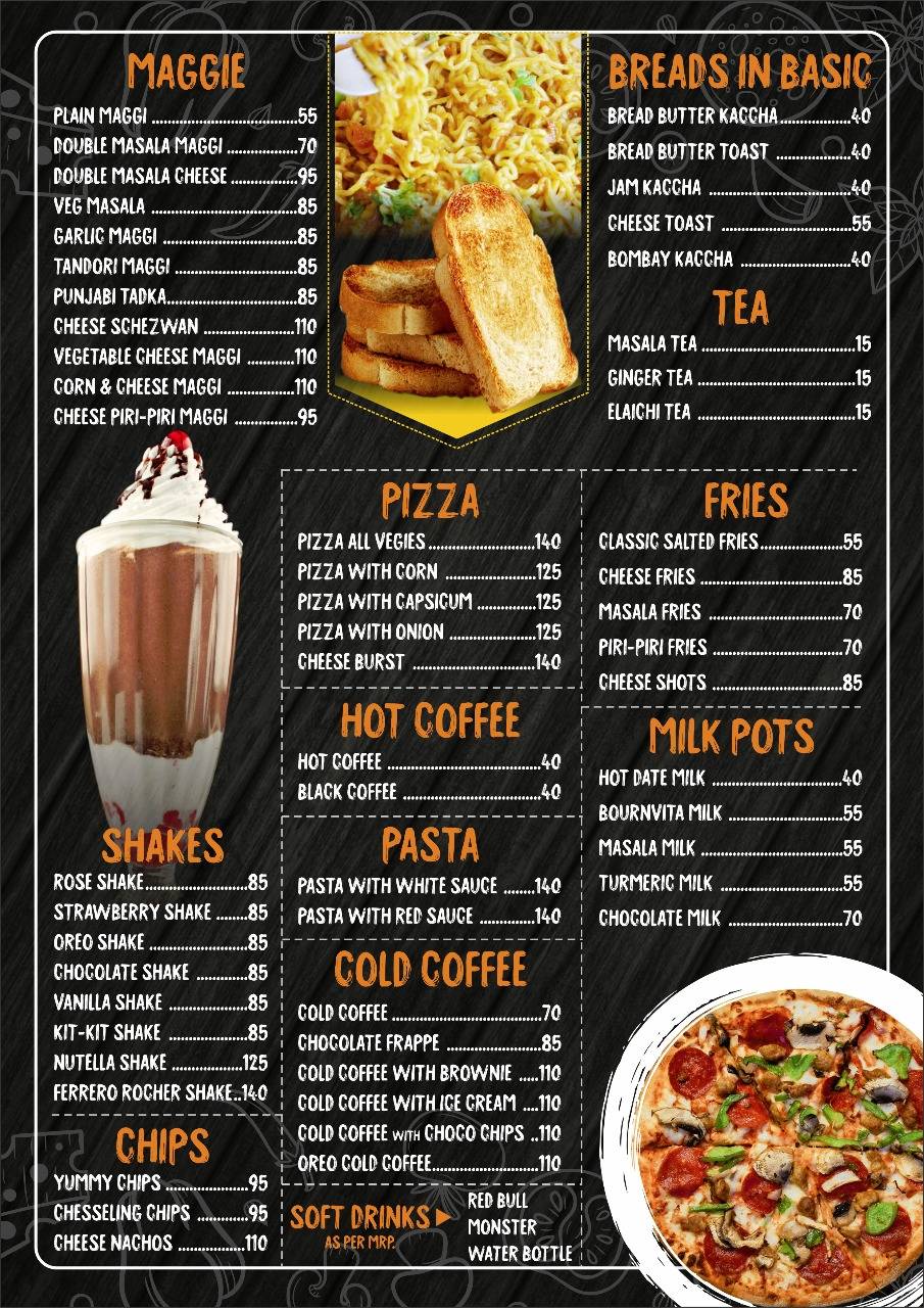 Atul Sandwich & Cafe menu