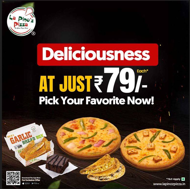 La Pinoz Pizza menu