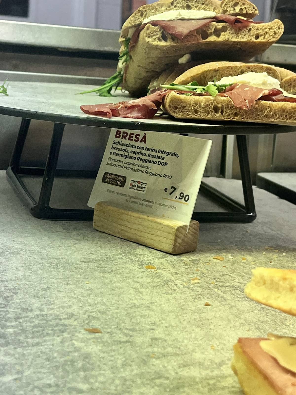 Menu di Autogrill Badia al Pino Est 