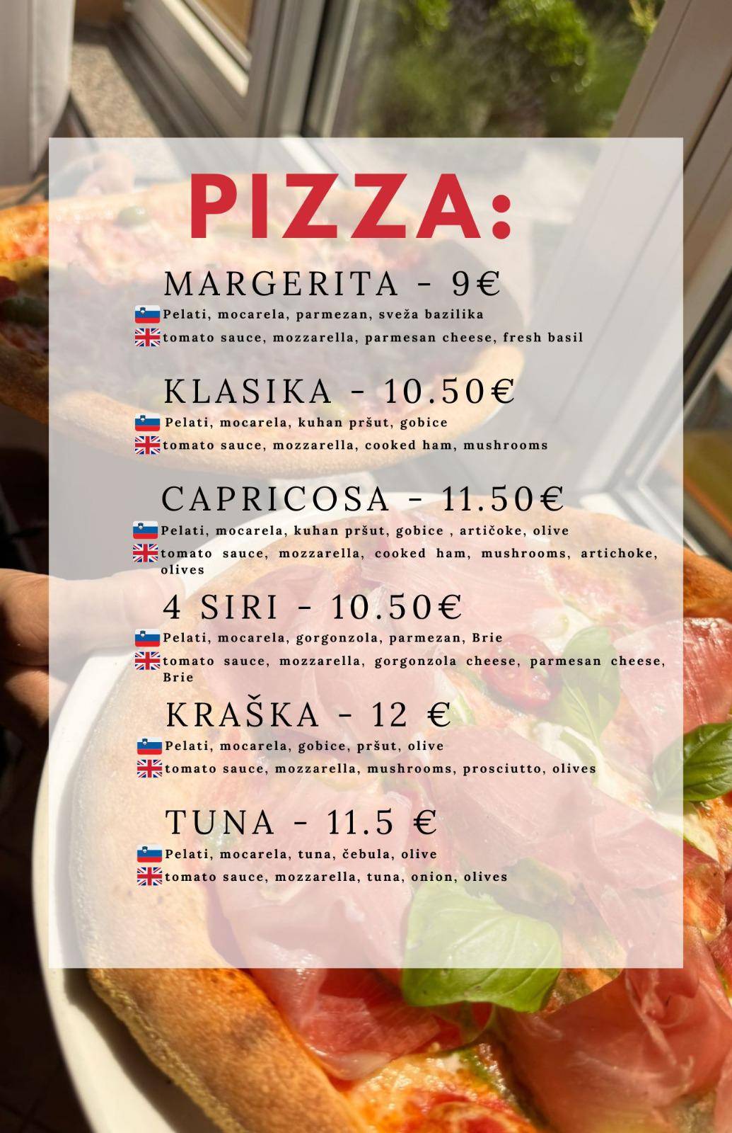 Menu di BAR TEJA 