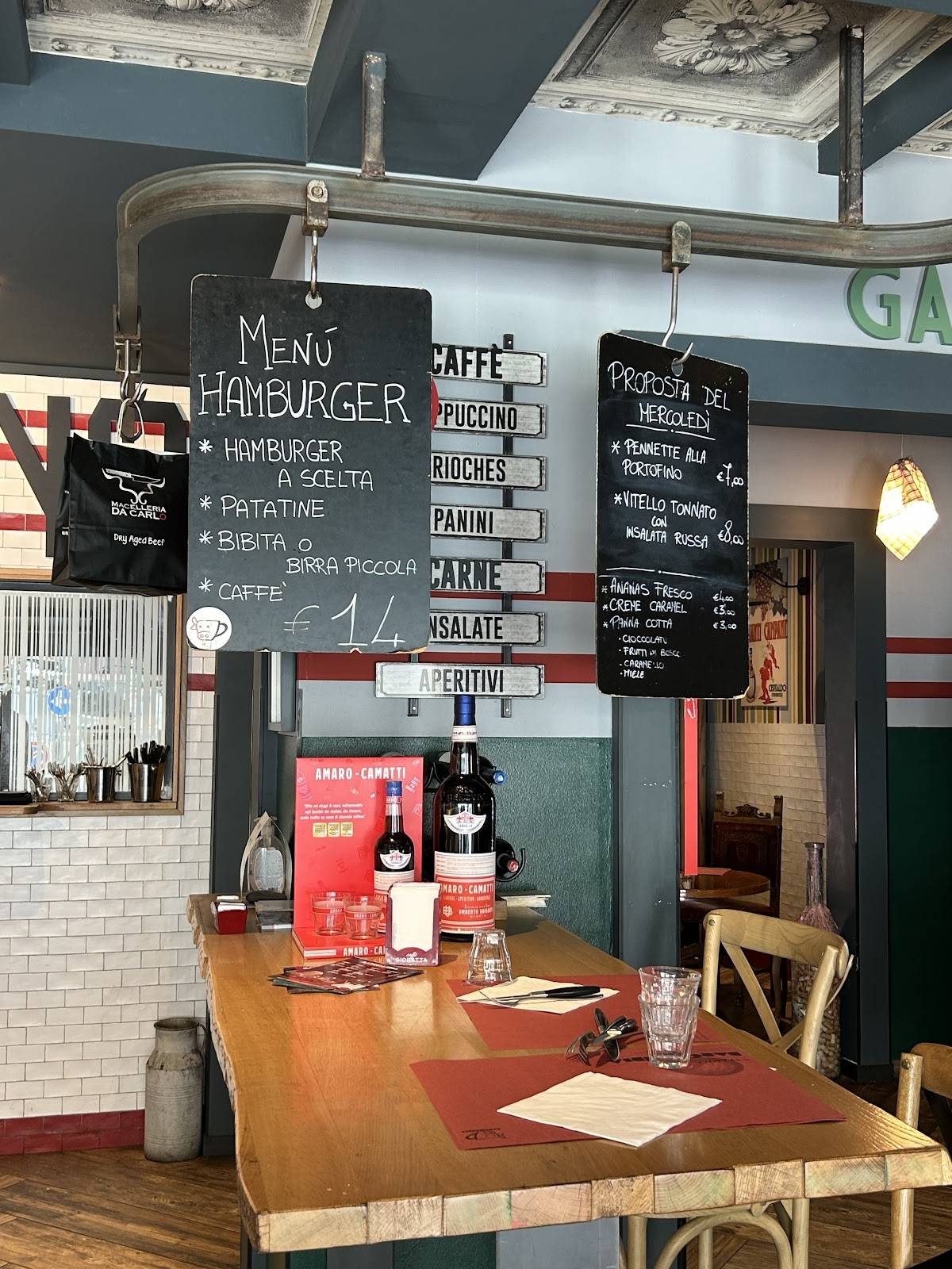 Menu di Barcelleria Chiavari 