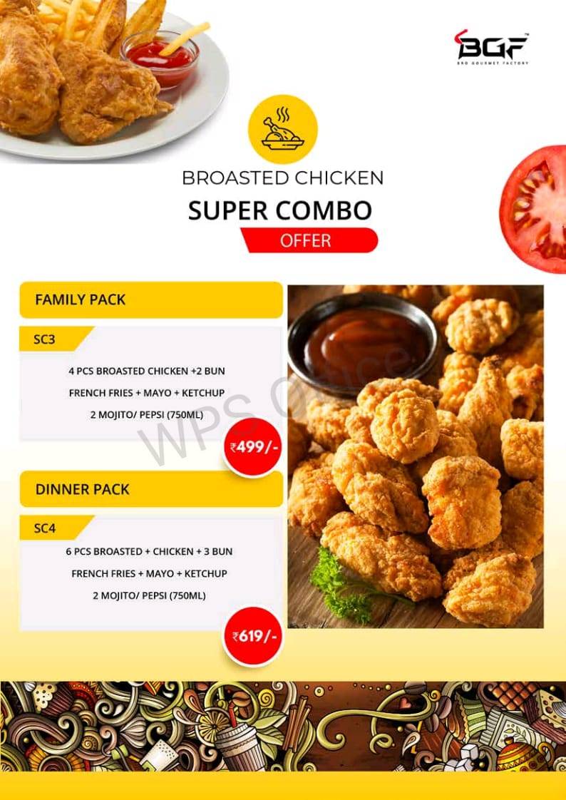 BGF VARKALA menu