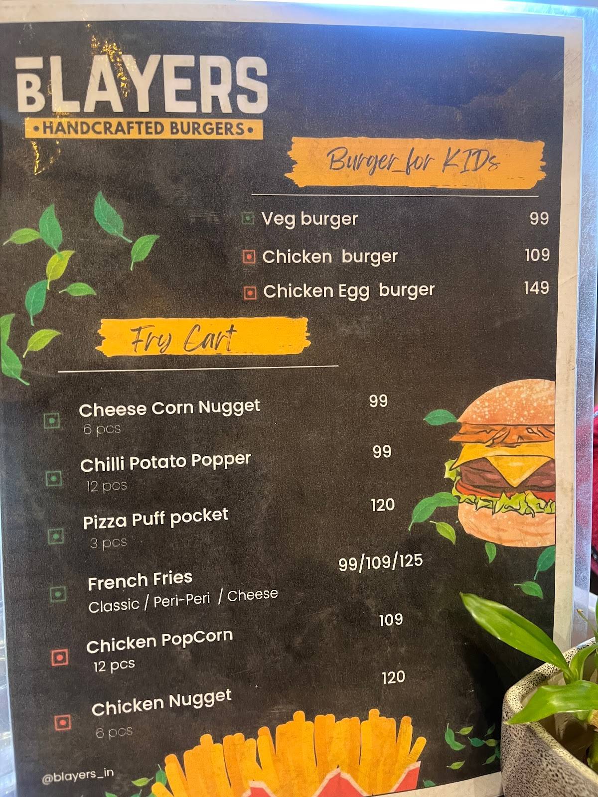 BLayers menu