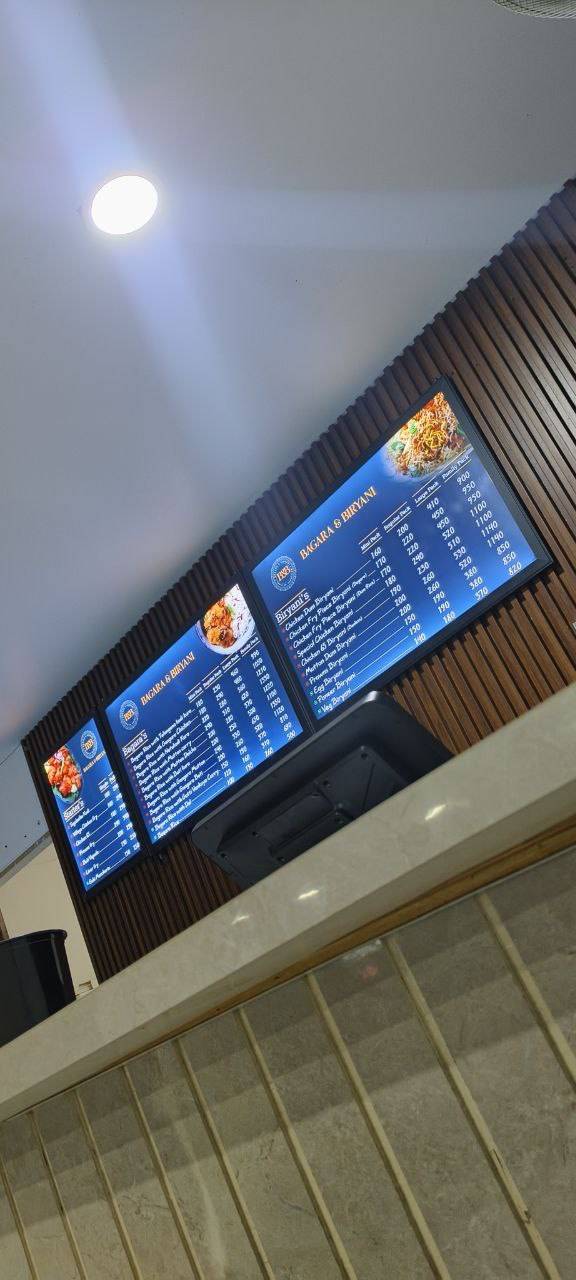 Bagara & Biryani menu