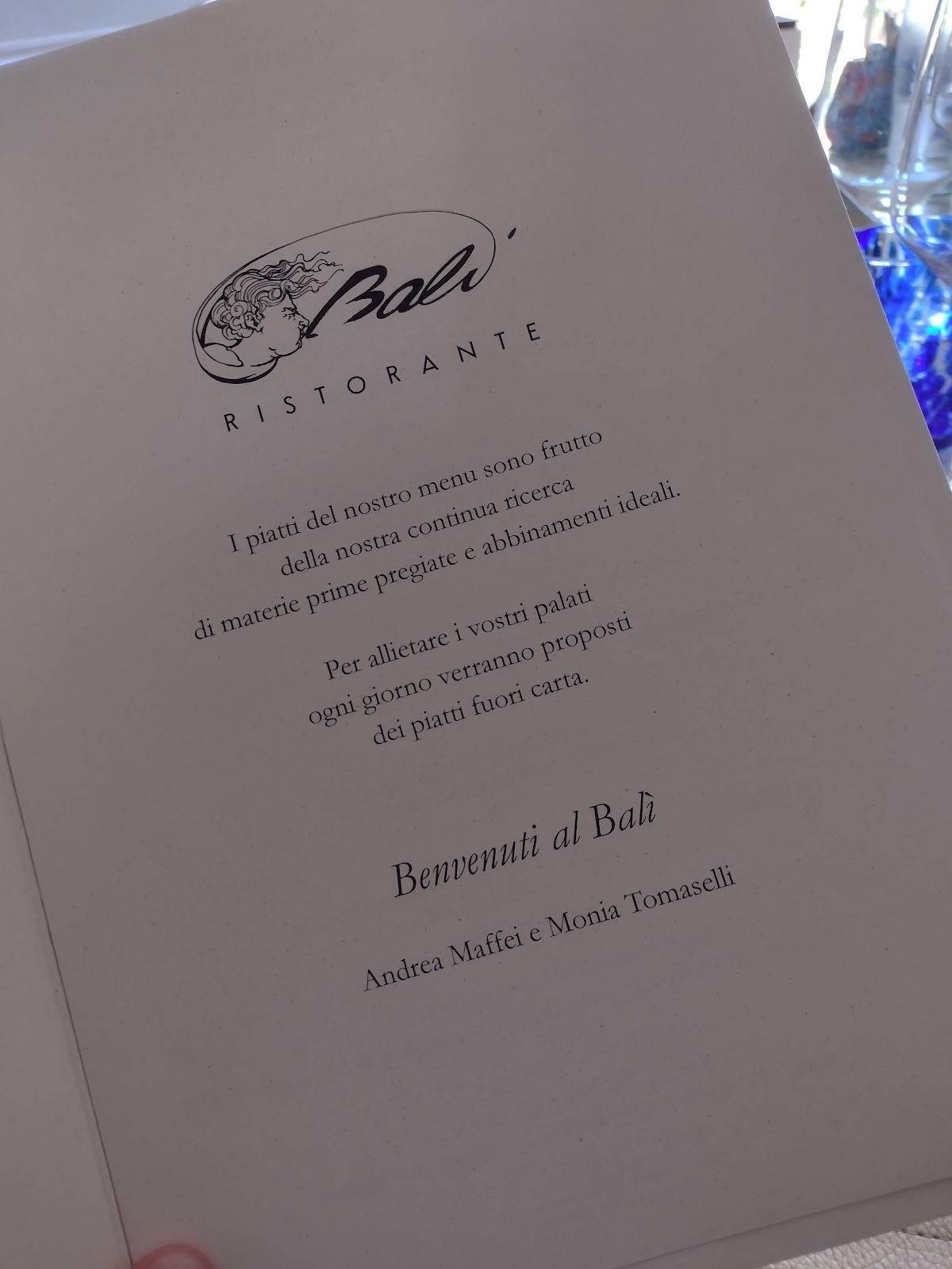 Menu di Balí