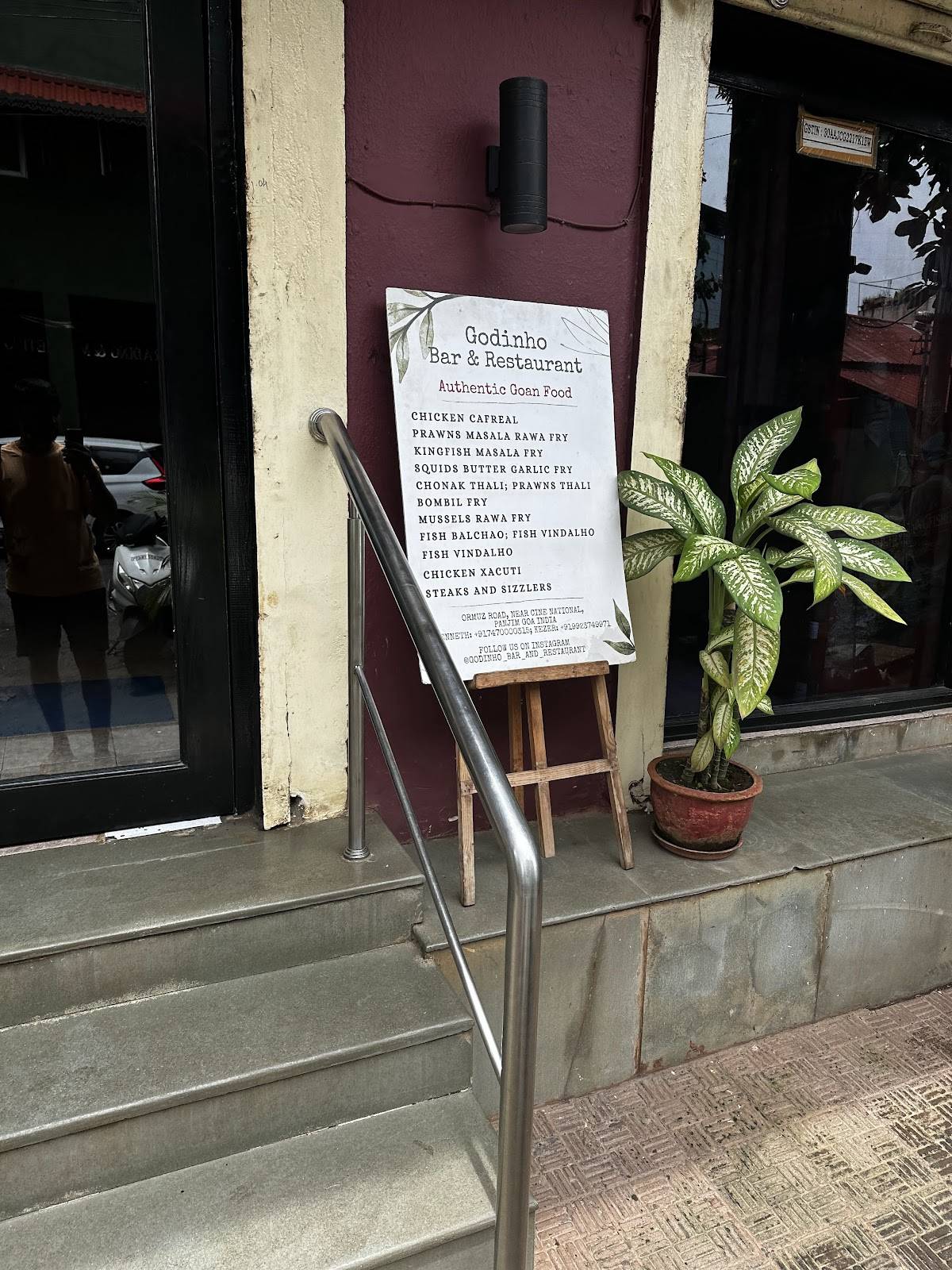 Godinho Bar and Restaurant menu