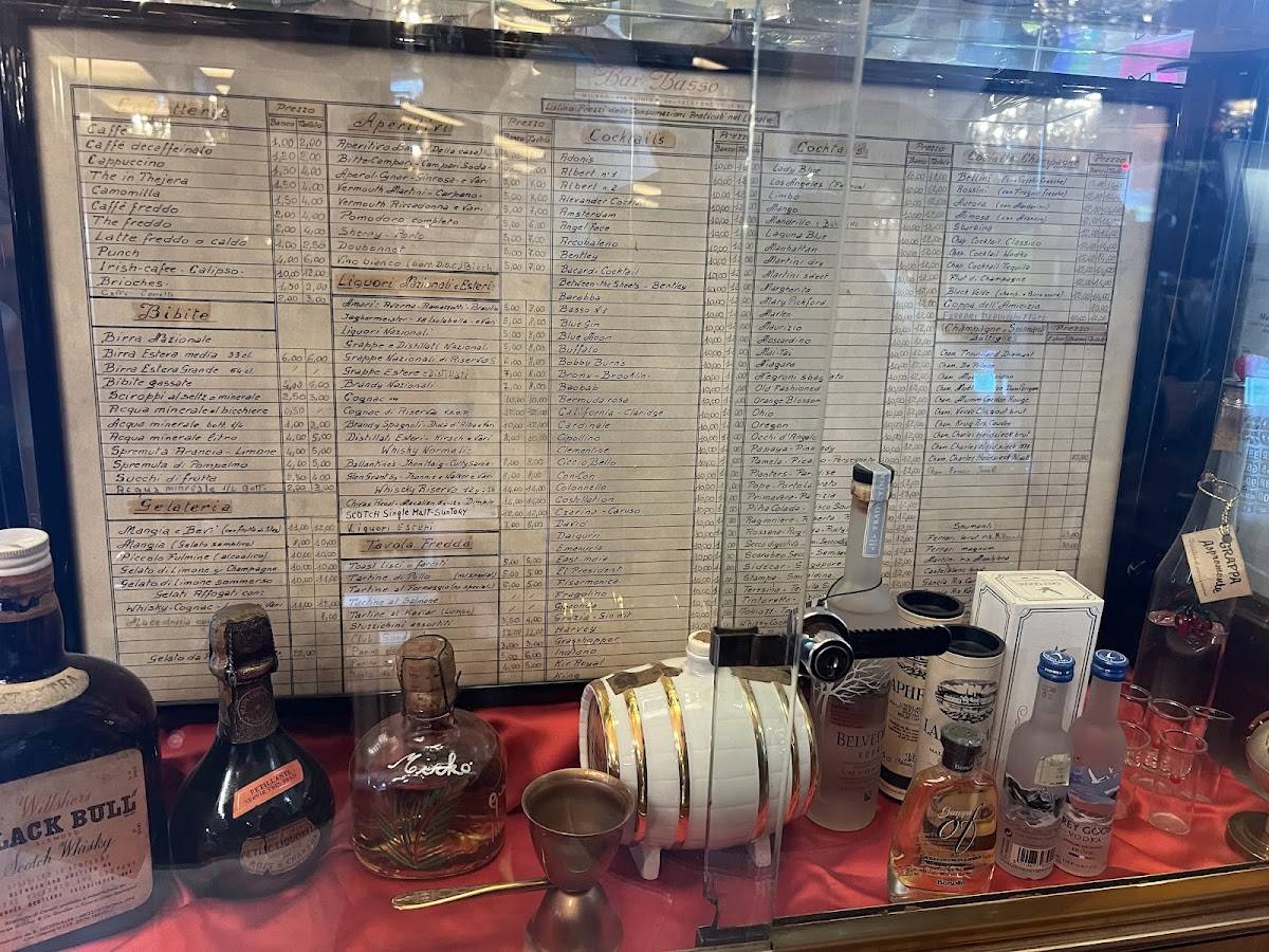 Menu di Bar Basso 