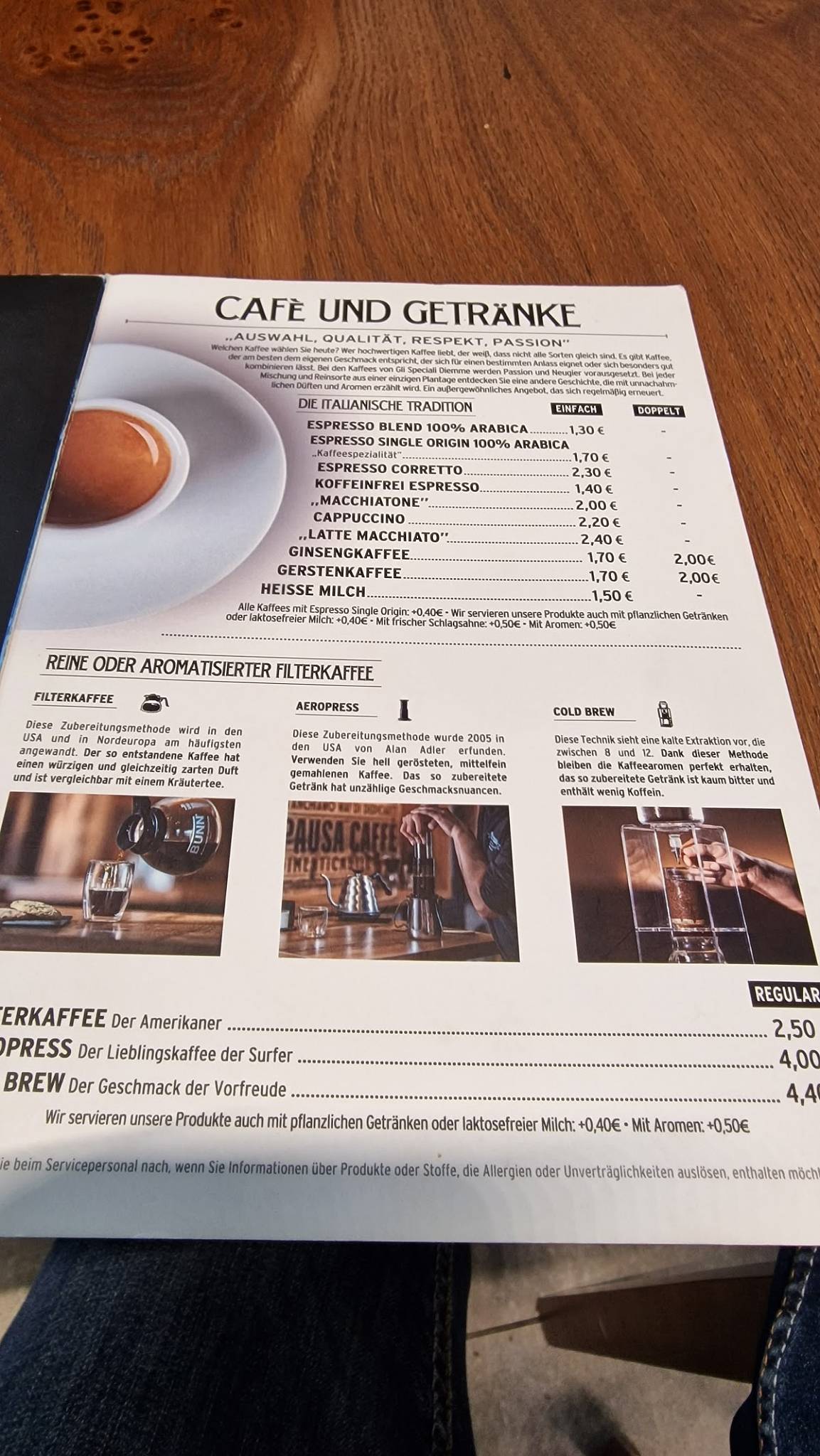 Menu di Bar Caffè Diemme Ipercity - Piano Terra 