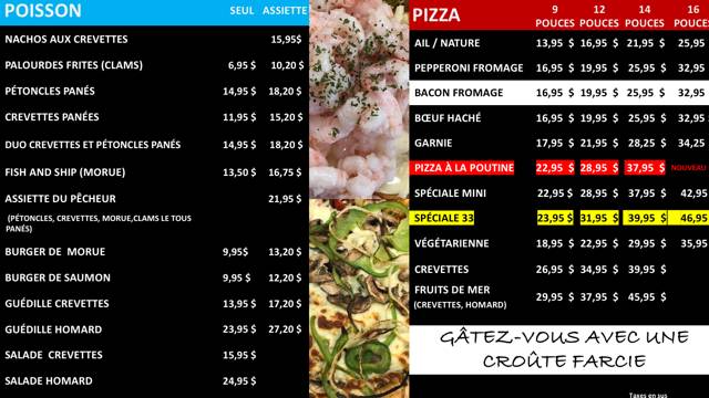 Menu de Cantine Le Mini