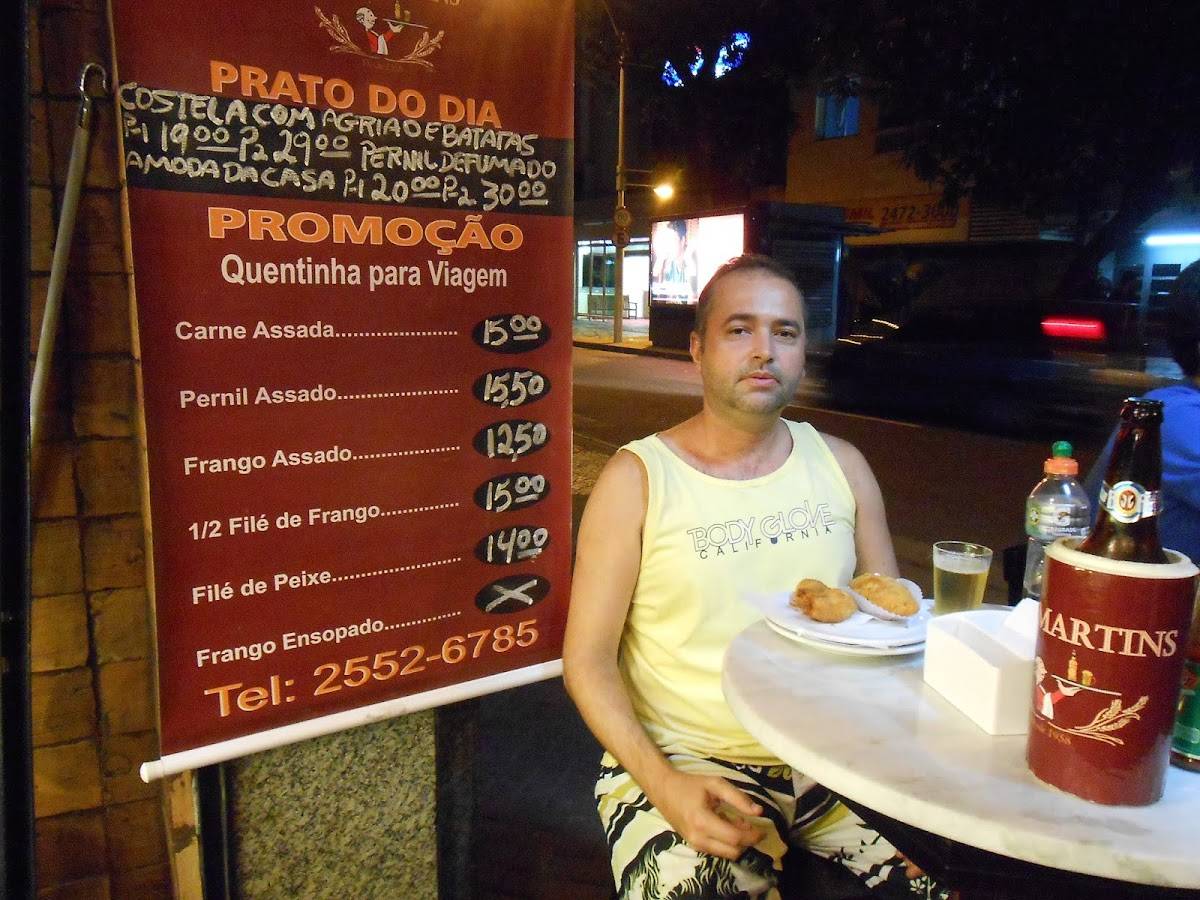 Café e Bar Irmãos Martins cardápio
