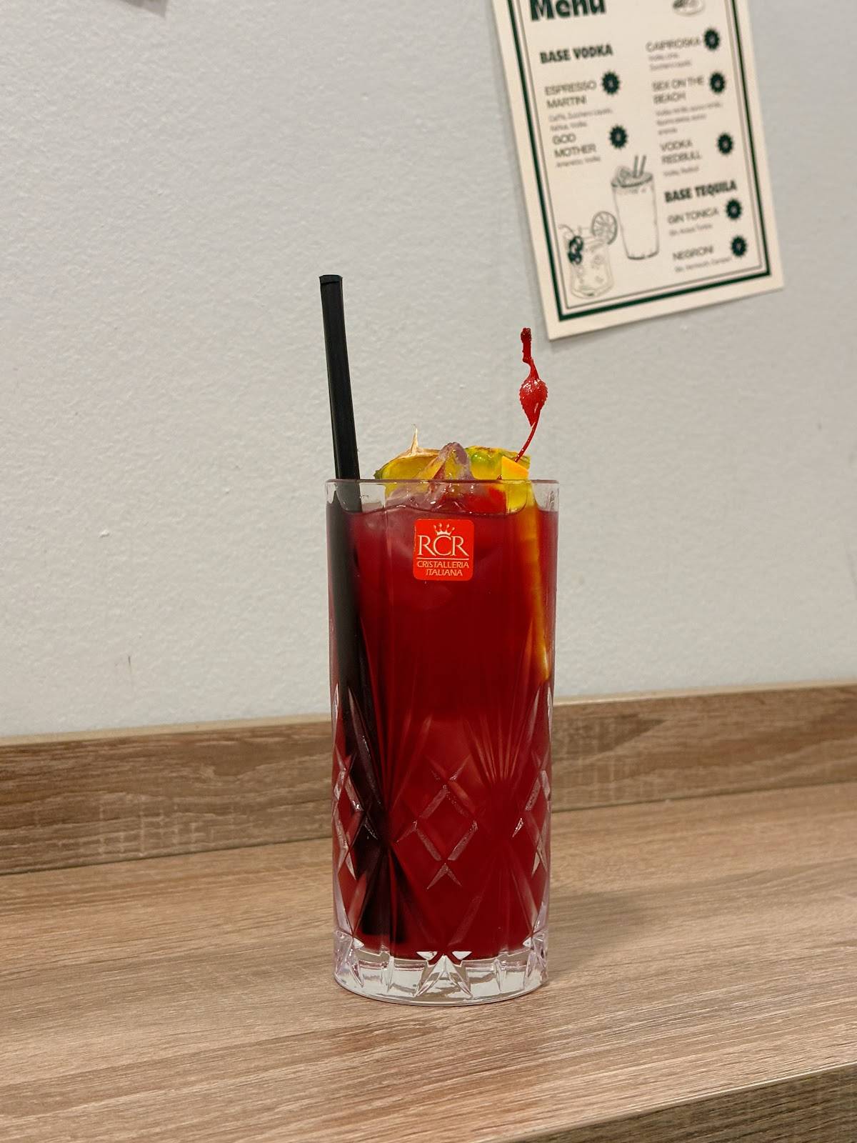 Menu di Bar Milano 