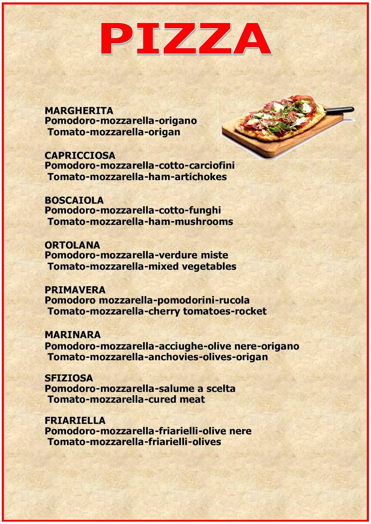 Menu di Bar The Ram's 
