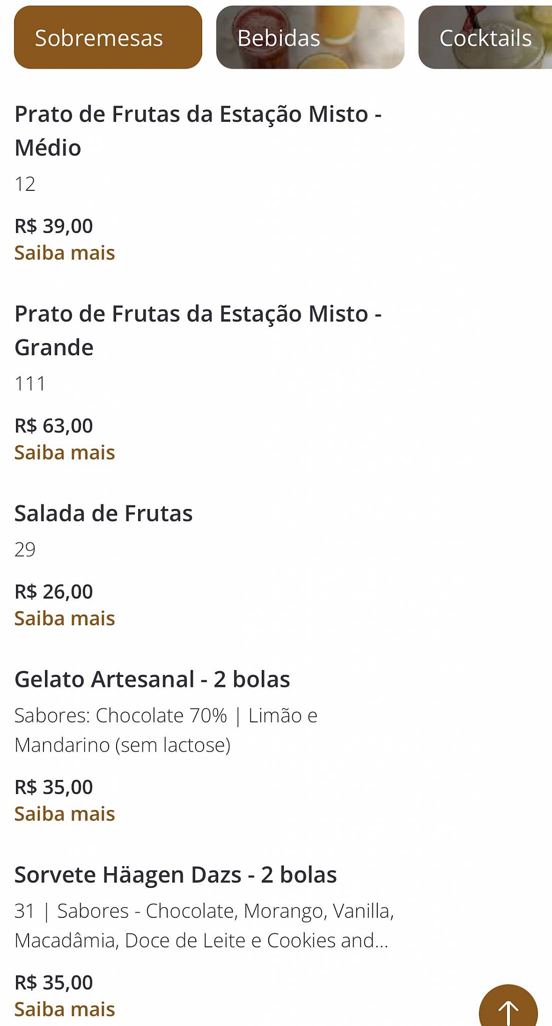 Barbacoa Itaim cardápio