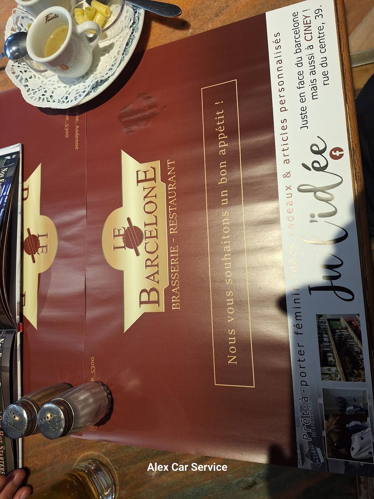 Menu de Barcelone (Le)