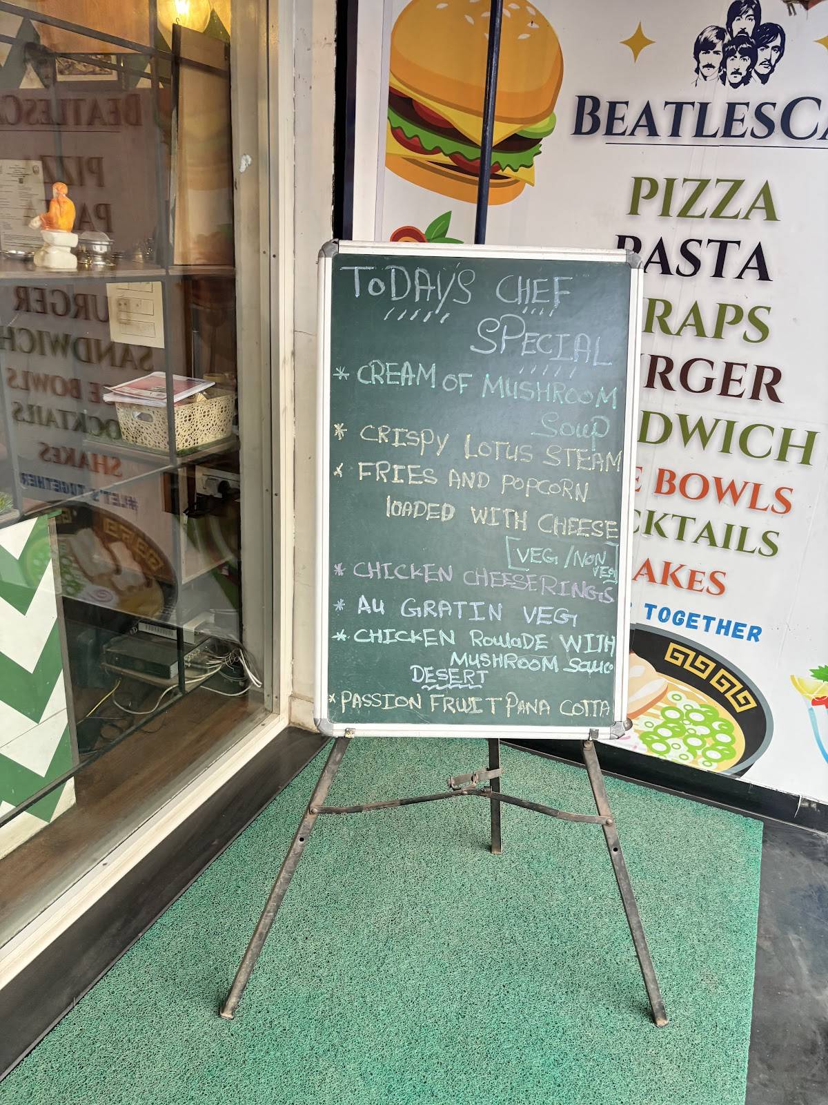 Beatles Cafe menu