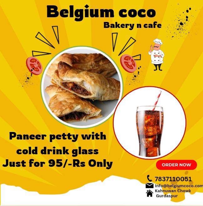 Belgium Coco menu