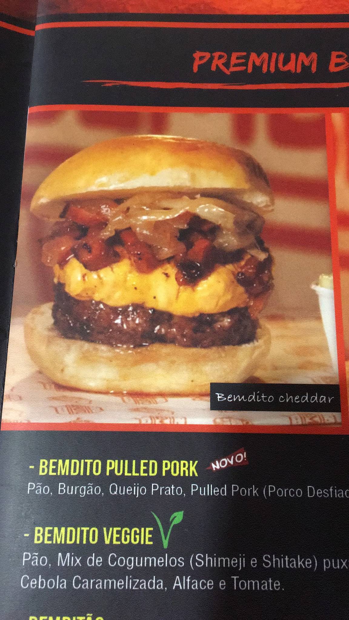 BemDito Burger Franco da Rocha cardápio