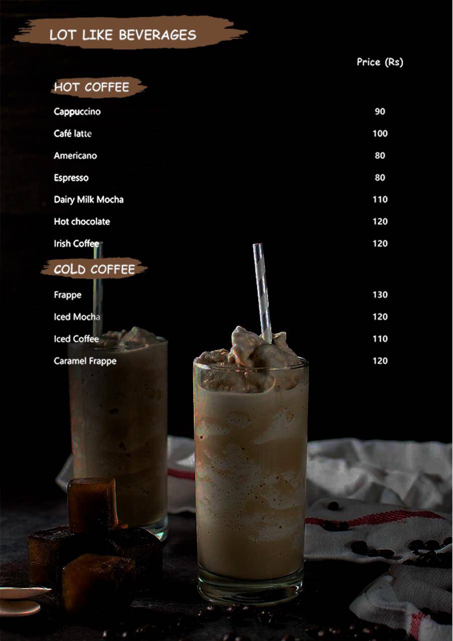 Lot Like Crêpes menu