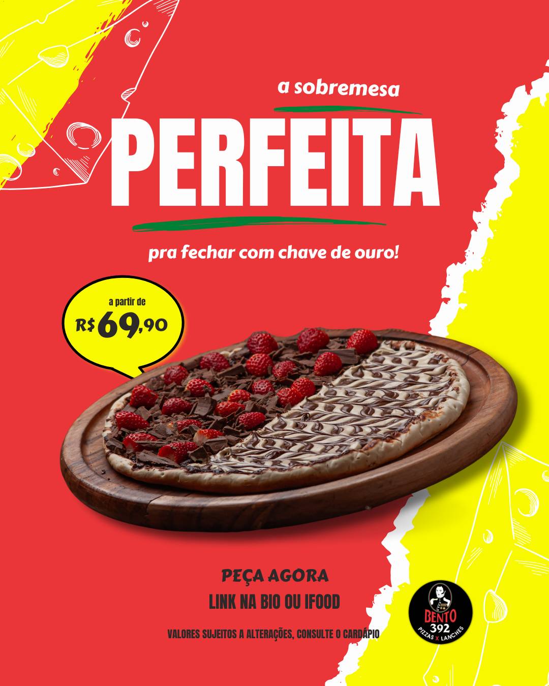 Bento 392 Pizzas e Lanches cardápio