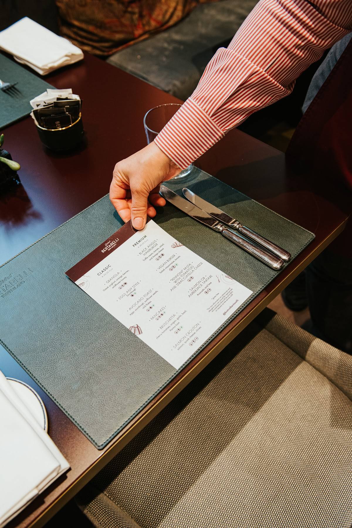 Menu di Bistrot Bertarelli 1894 Milano 