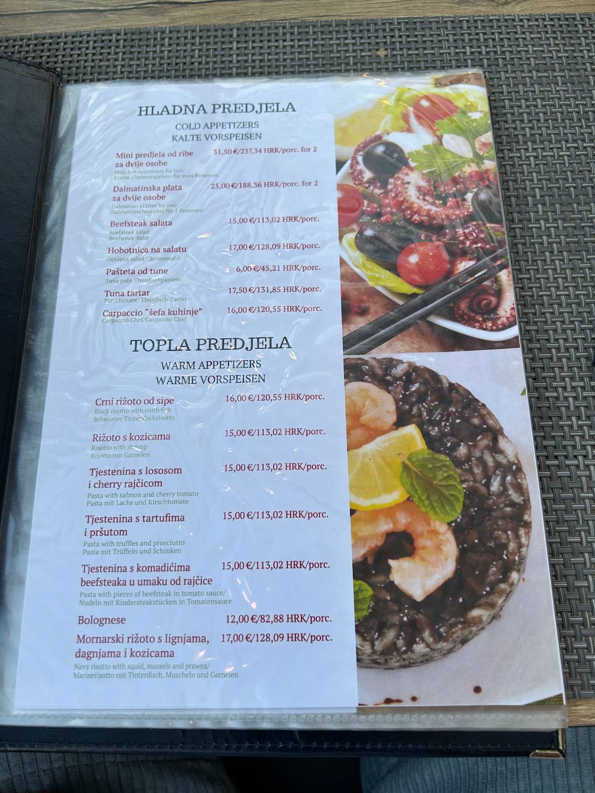 Menu di Trabakul 