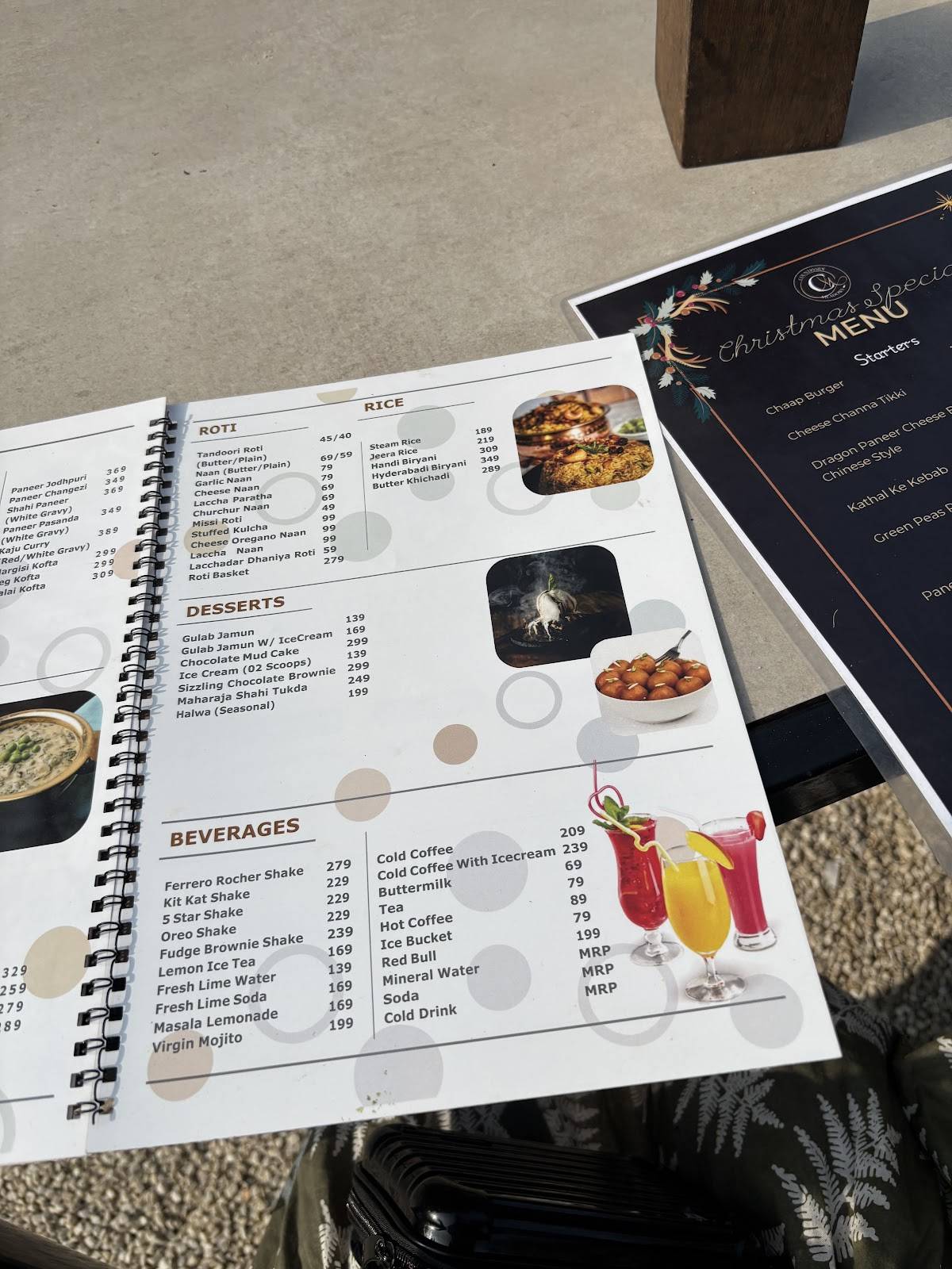 Countryside Meadows menu