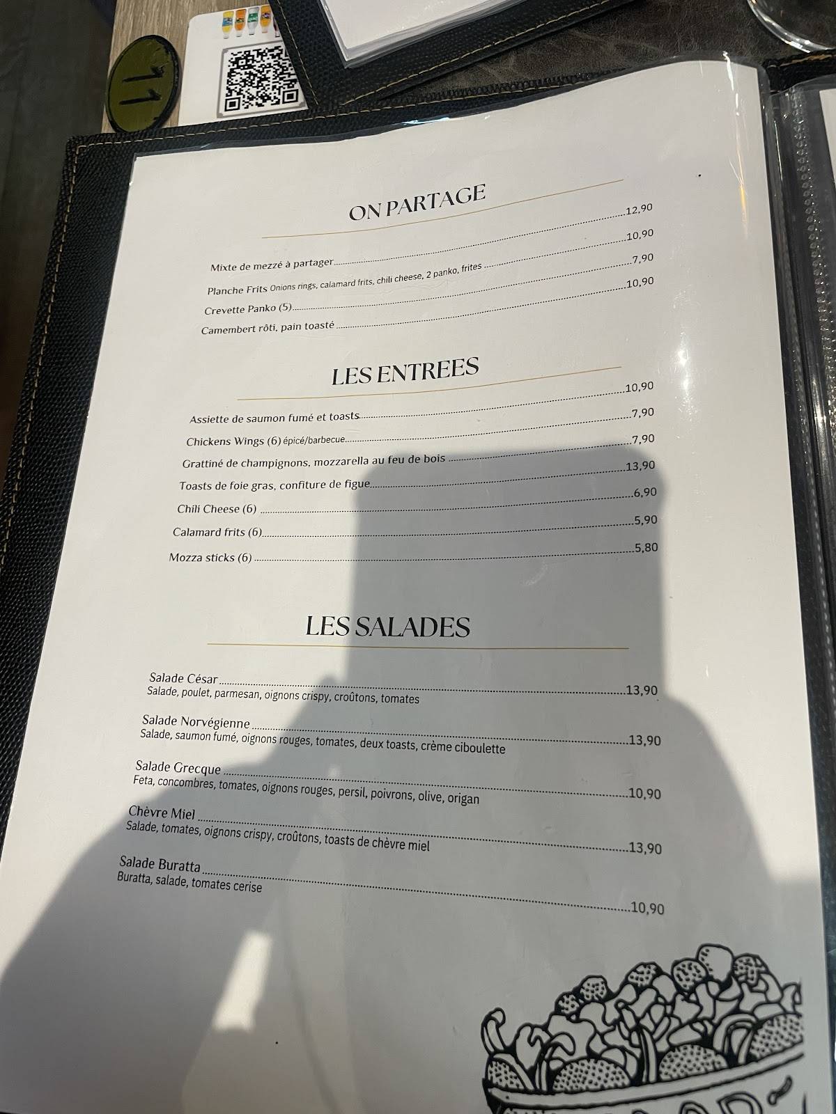 Menu de Big city diner