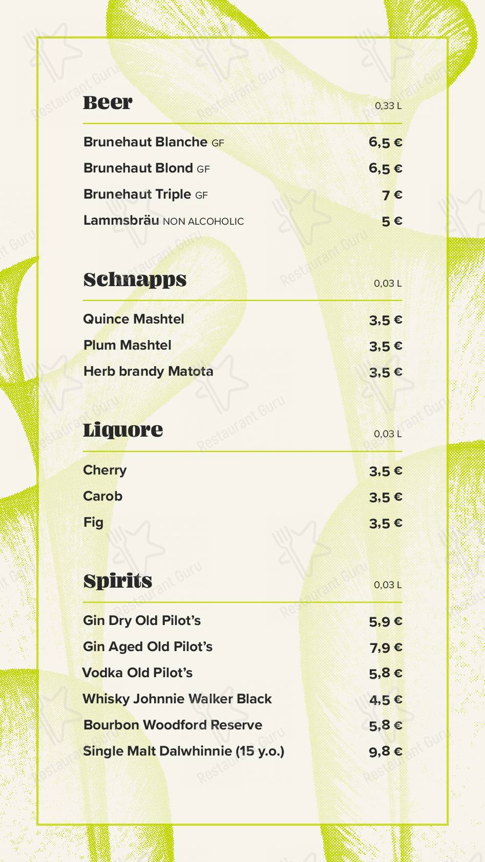 Guarda il menu di BioMania Bistro Bol