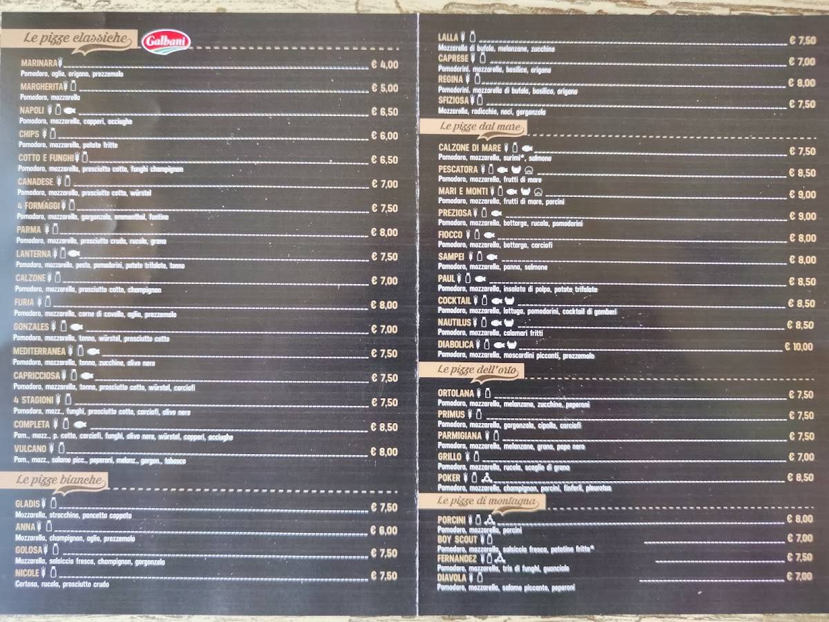 Menu di Black Out 