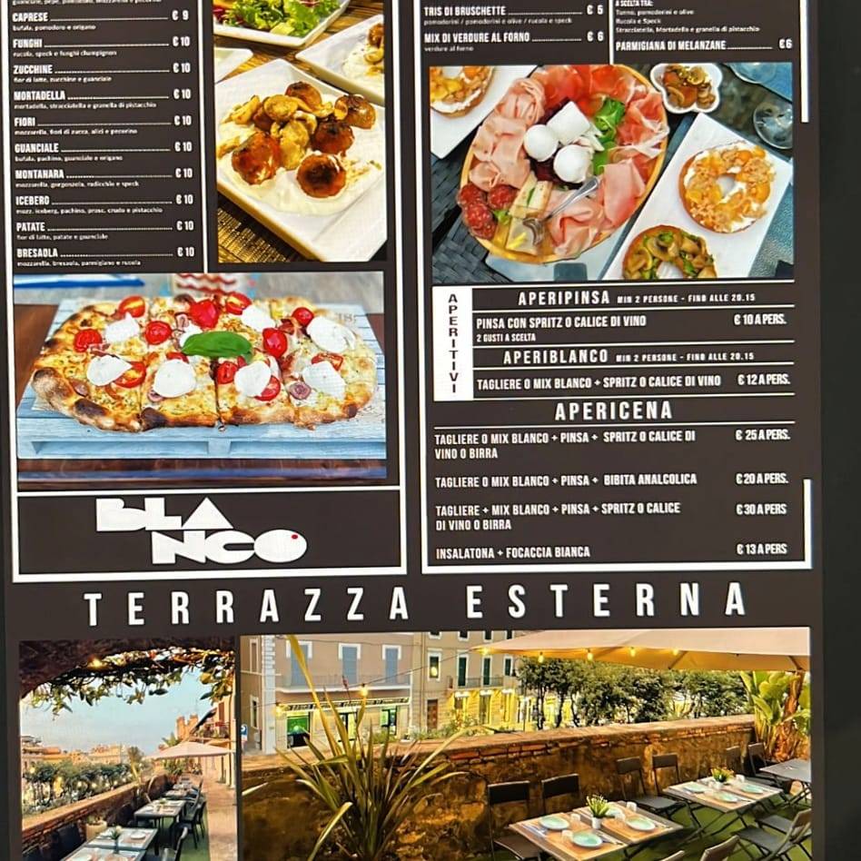 Menu di Blanco Wine Bar (Pizzeria) 