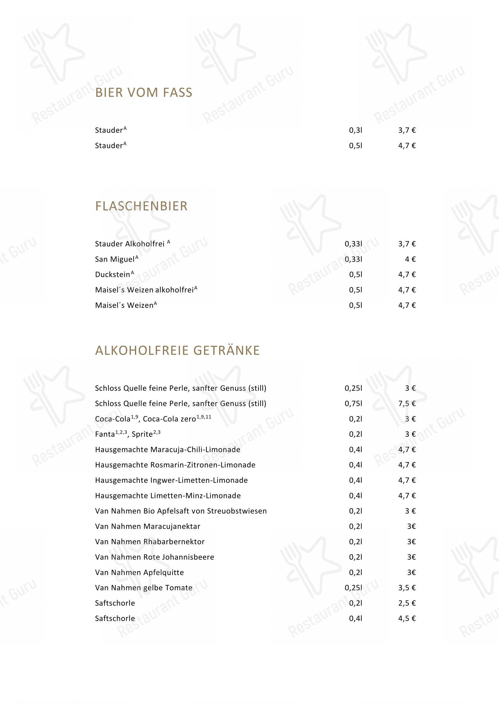 Bliss - Restaurant und Bar in Essen dans Essen - Коктейльная карта