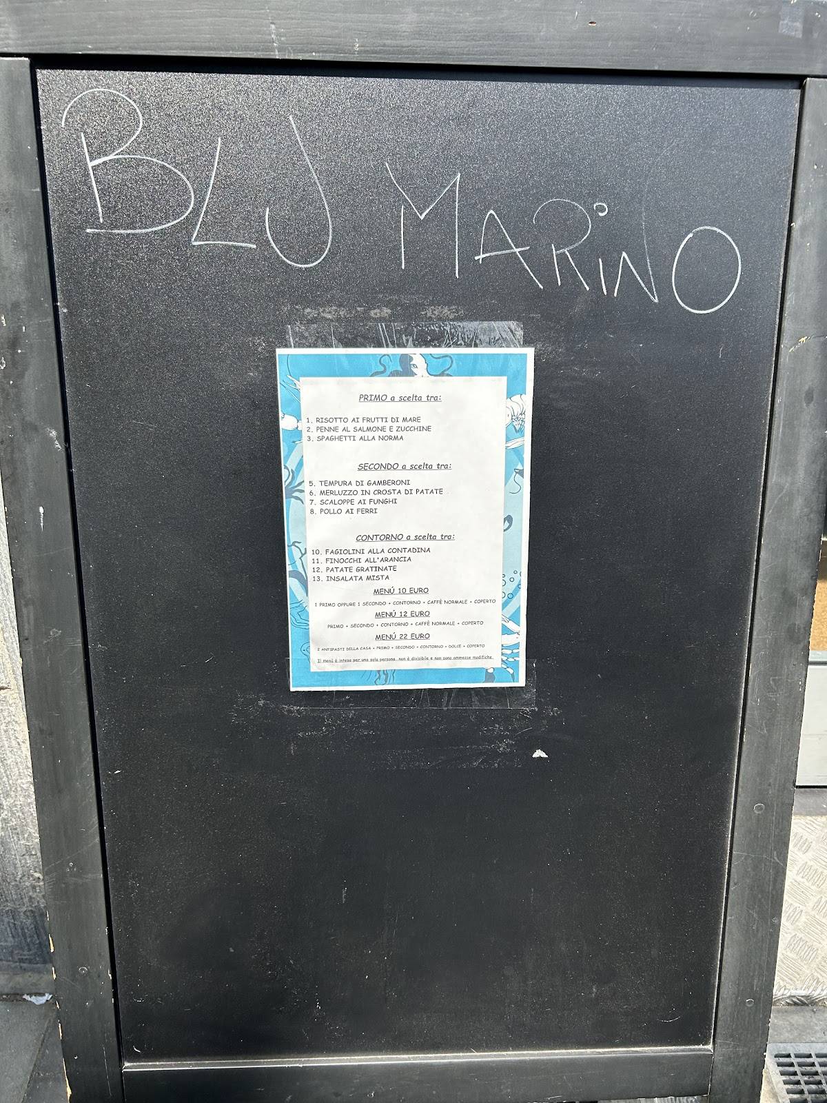 Menu di Blu Marino 