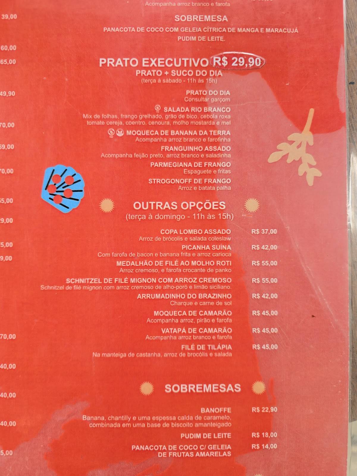 Bodega de Véio - Recife Antigo cardápio