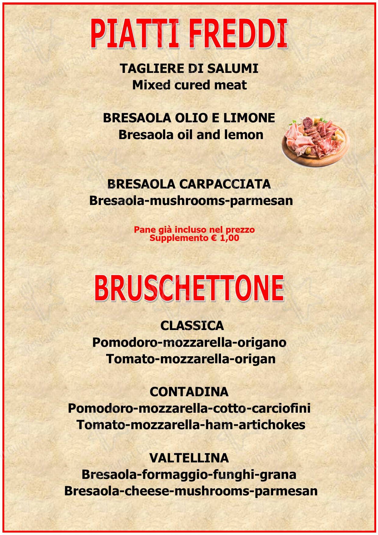 Guarda il menu di Bar The Ram's