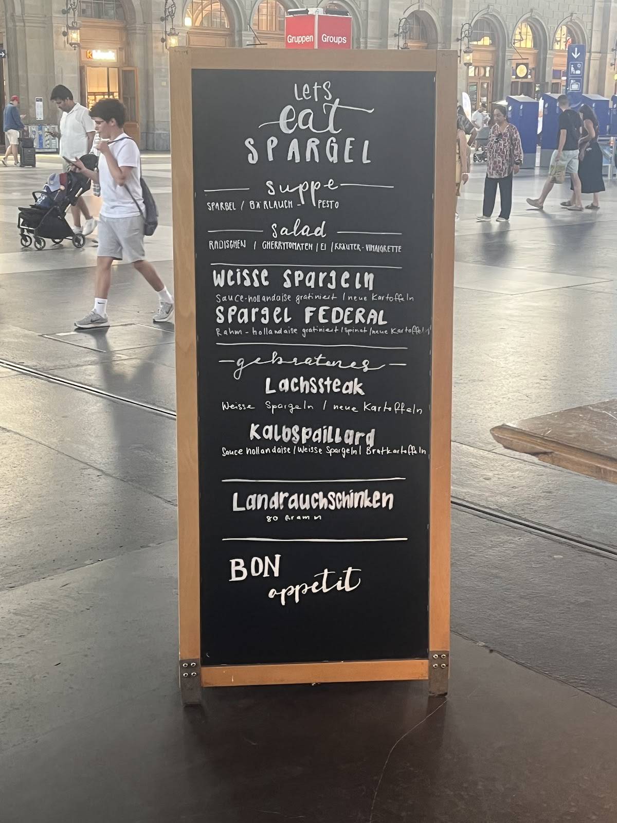 Menu di Brasserie Federal 