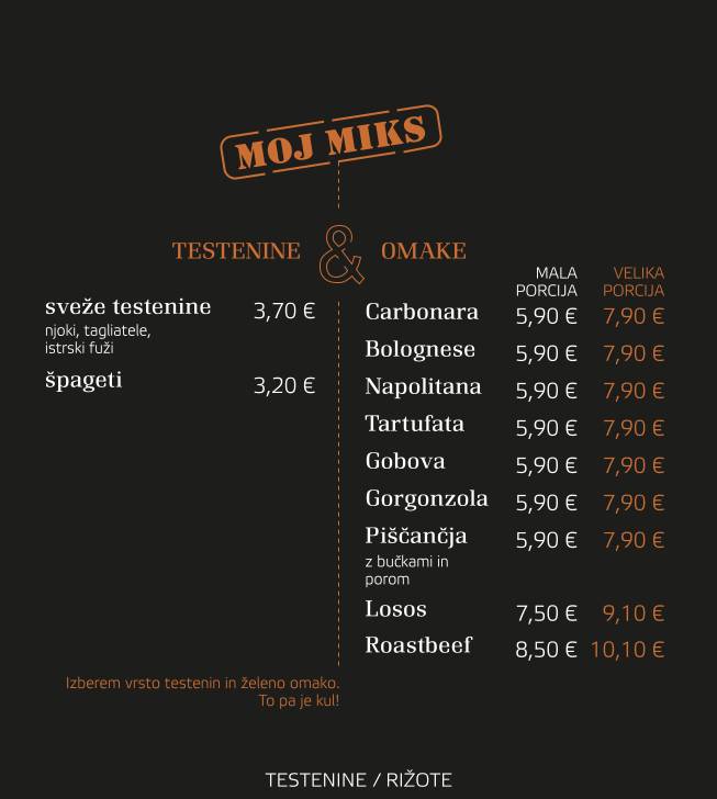 Menu di Sidro 