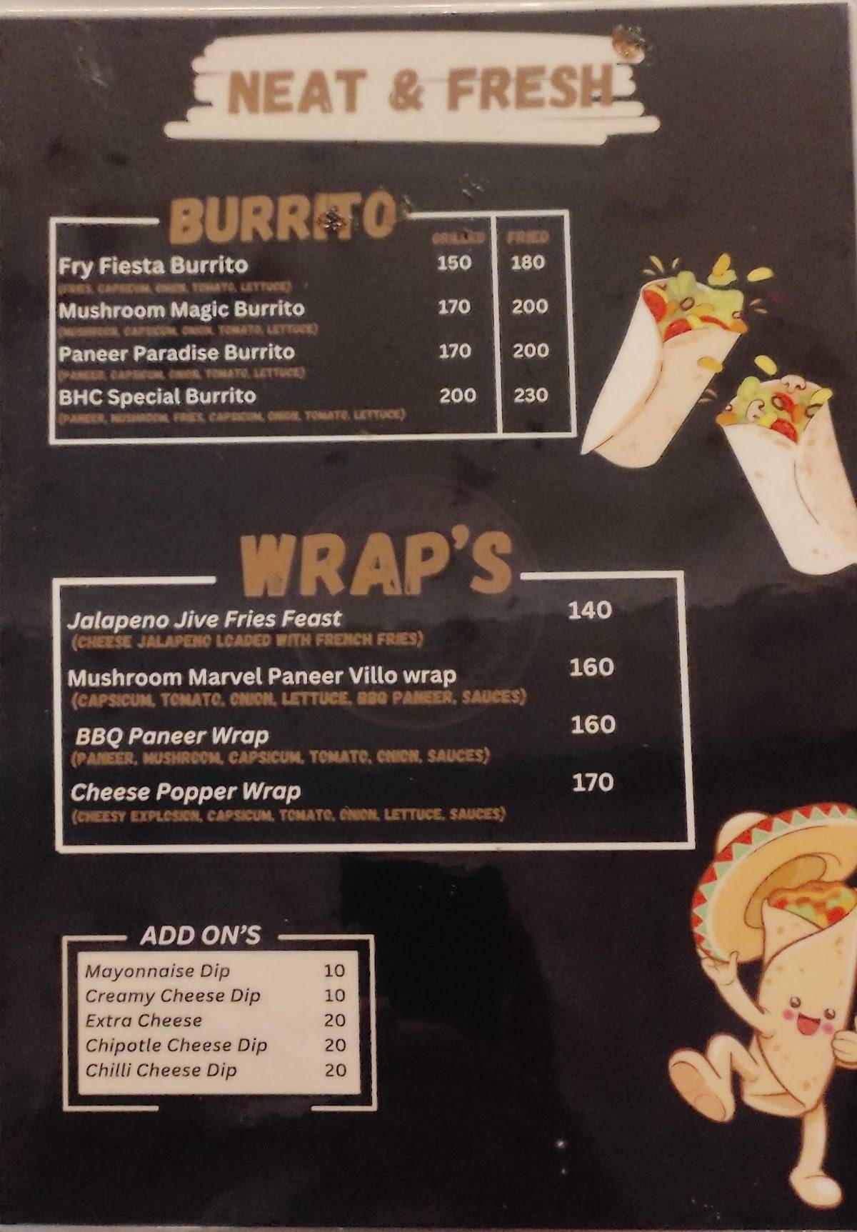 Brew Haven Cafe menu