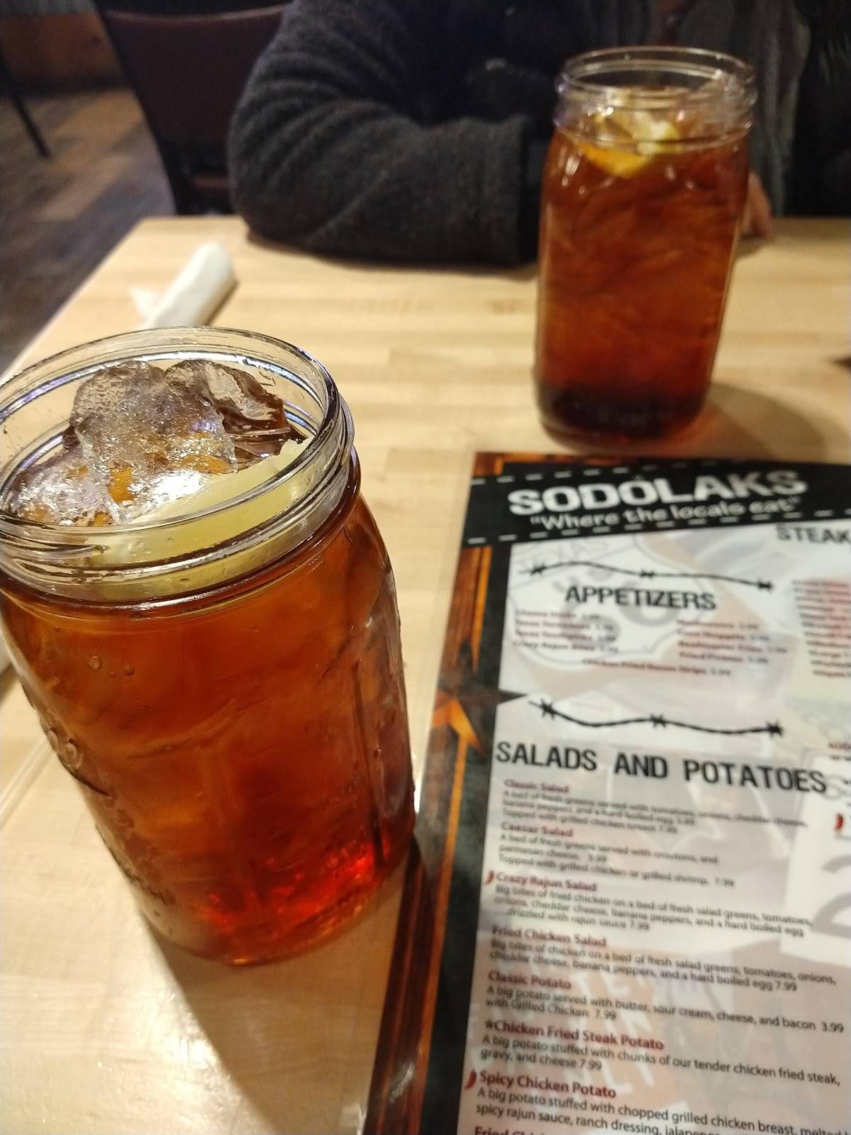 Menu at Sodolaks Beefmasters Restaurant, Bryan