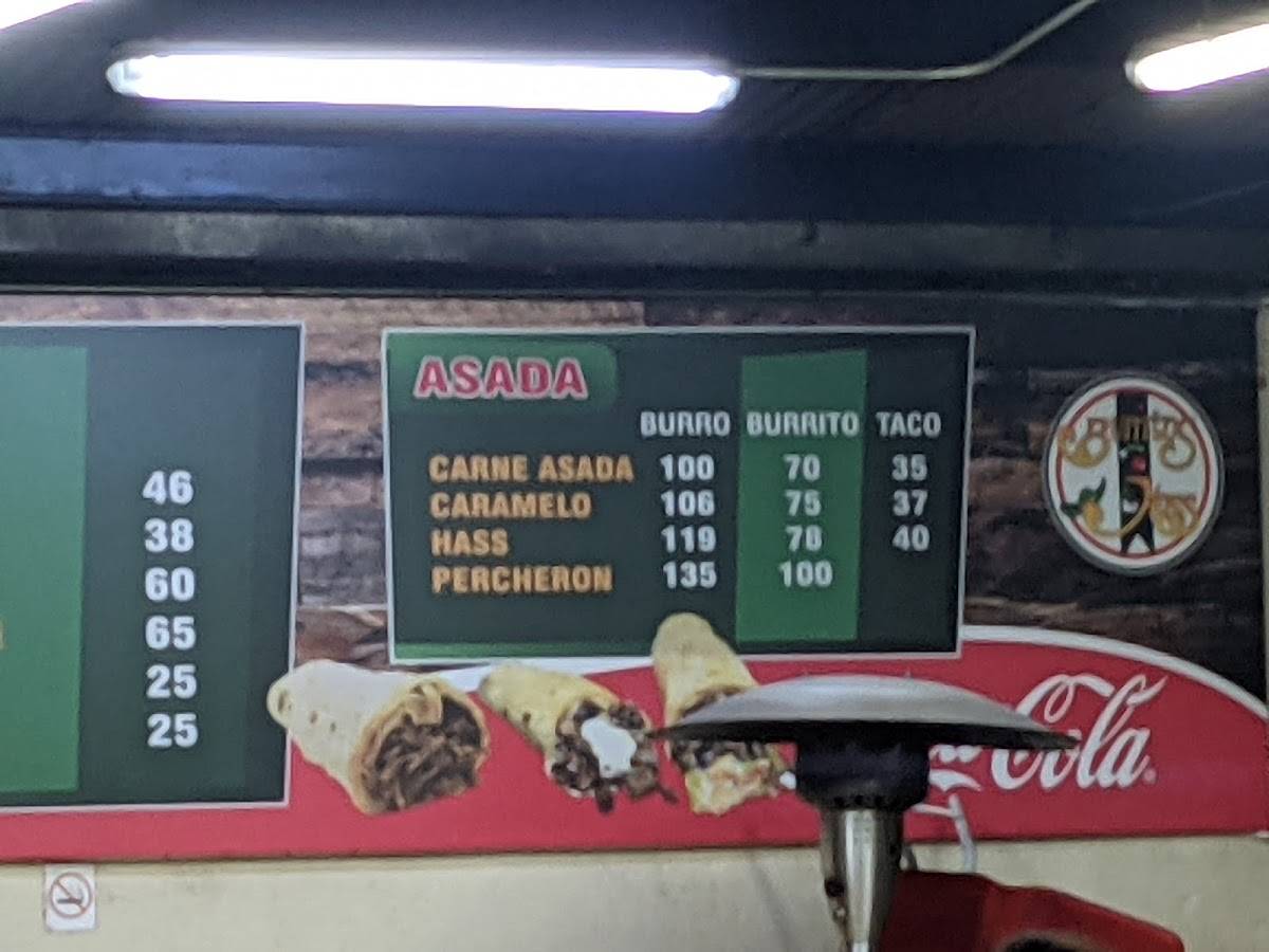 Carta del restaurante Burritos Hass, Heroica Nogales, Av. Alvaro Obregon 1726 A