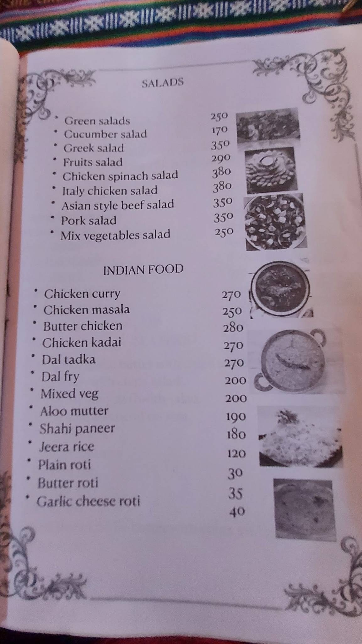 CAFE JOONG & CO. GOA (Taste of Tibet) menu