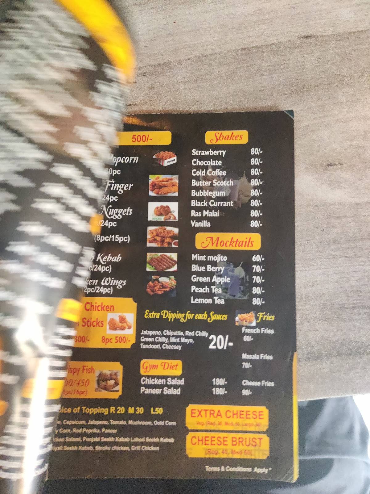 Cafe 45 menu