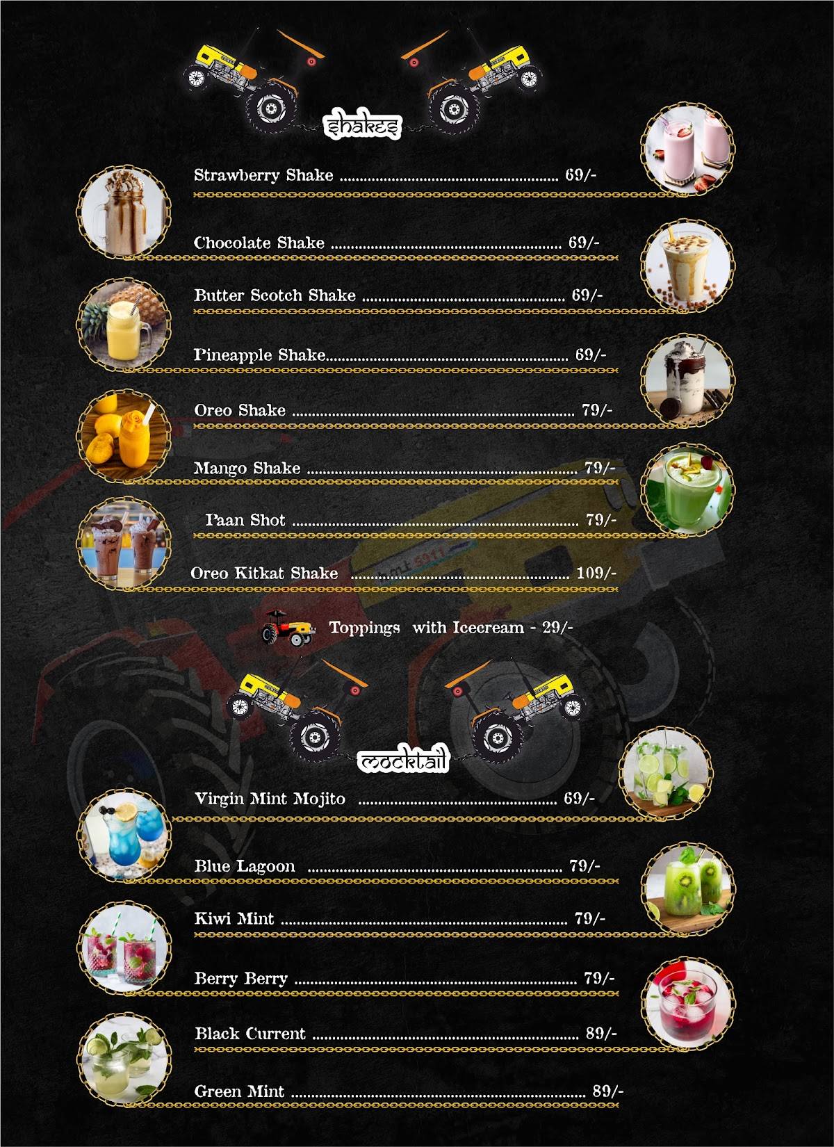 Cafe 5911 menu