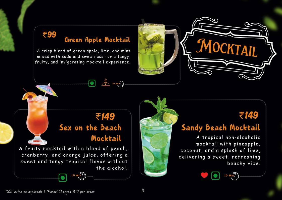 9 To 99 What The Food menu