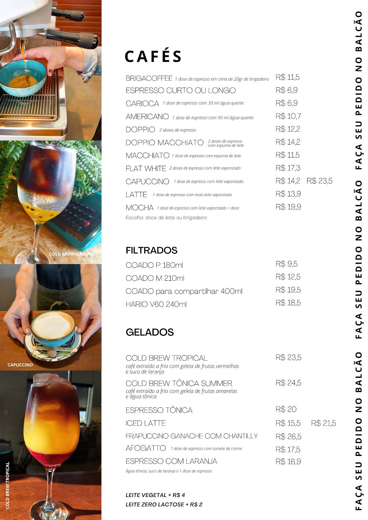 CS Doce e Café cardápio