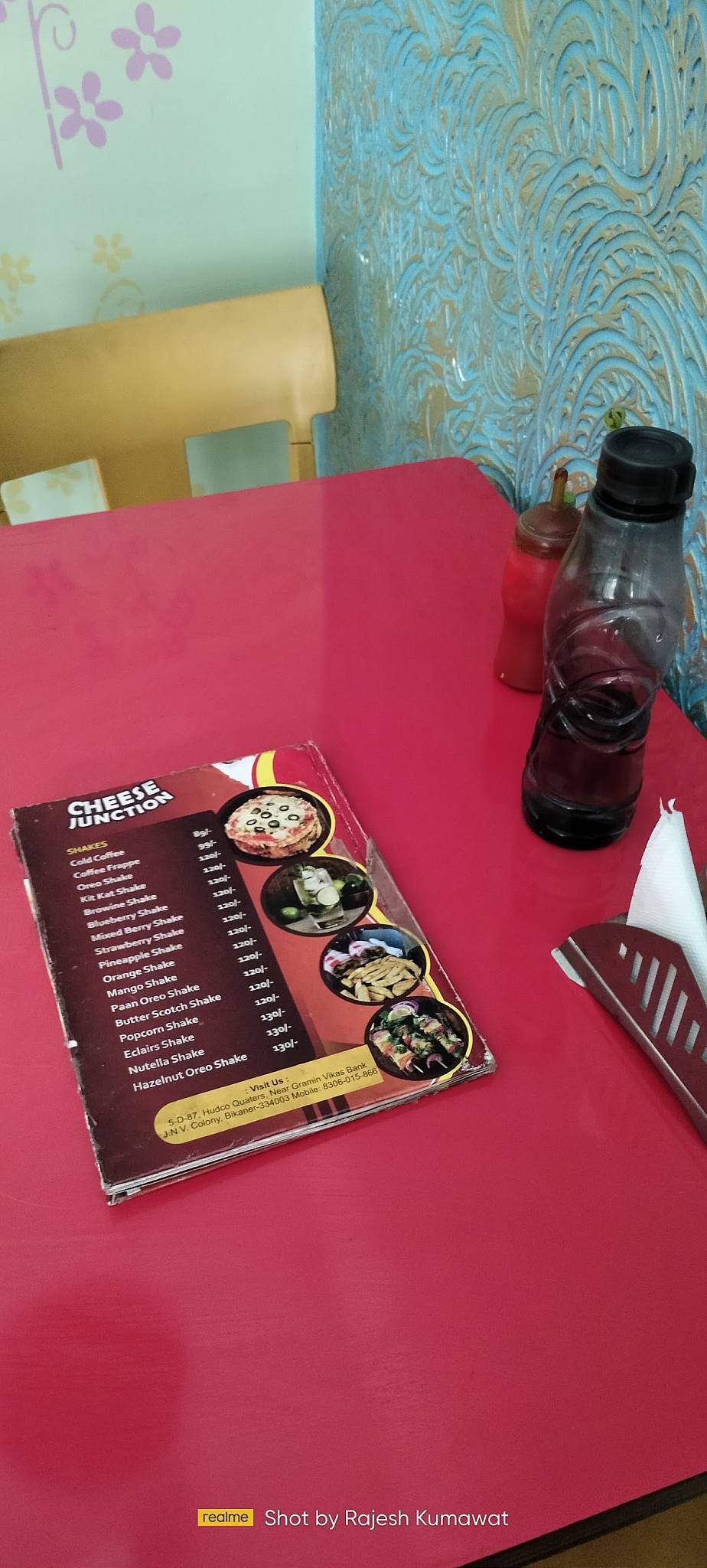 Cheese Junction menu