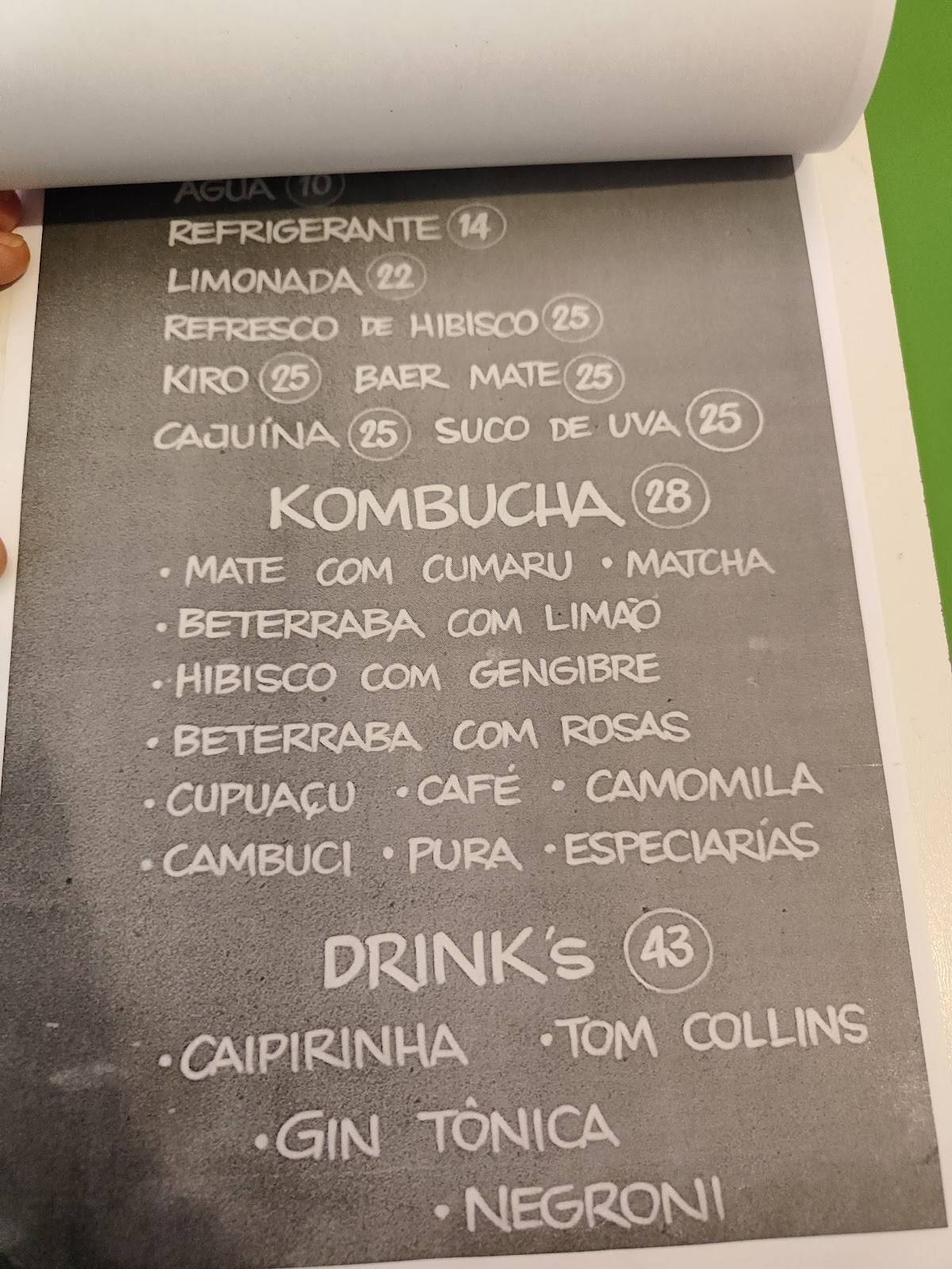 Conceição Discos e Comes cardápio