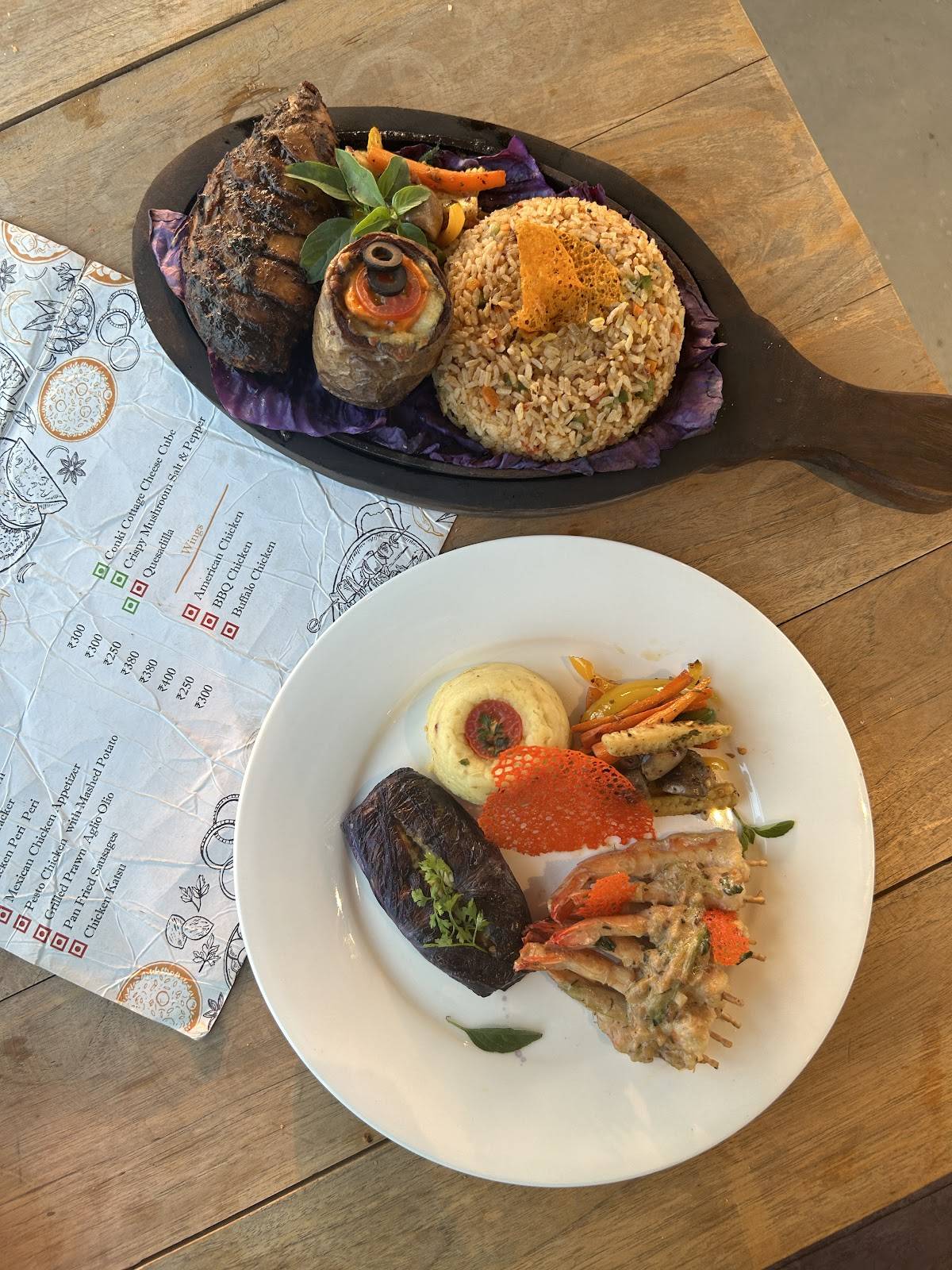 Cafe Conki menu