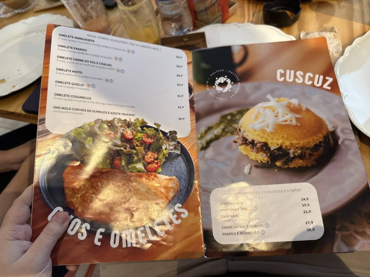 Café Cultive cardápio