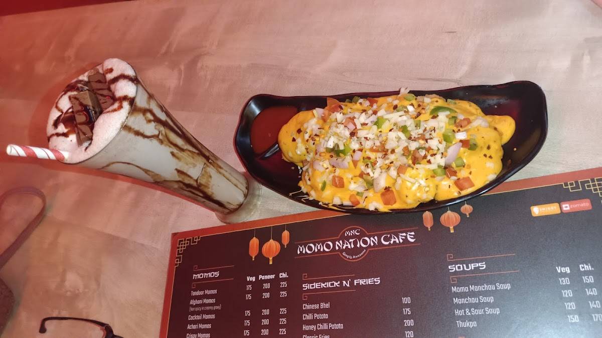 Momo Nation Cafe menu
